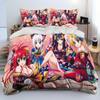 Sexy Girl High School DxD Anime Comforter Bedding Set,Duvet Cover Bed Set Quilt Cover Pillowcase,king Queen Size Bedding Set Kid
