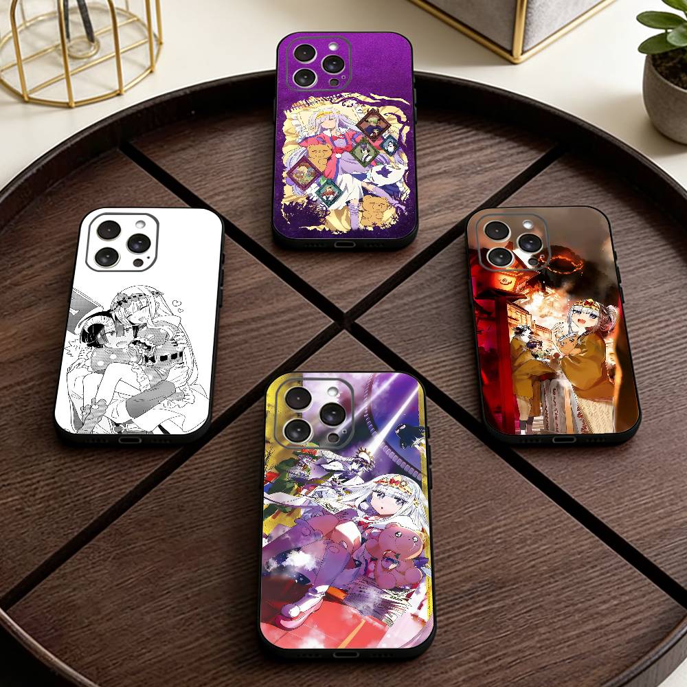 Sleepy Demon C-Castle Phone Case For iPhone 17,16,15,14,13,12,11 Plus,Pro Max,XS,Soft Silicone Black Cover