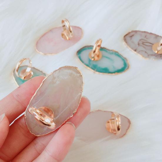 Смола Нейл-арт Кольцо для пальца Тарелка Гель-лак Крем Держатель Палитра для смешивания цветов