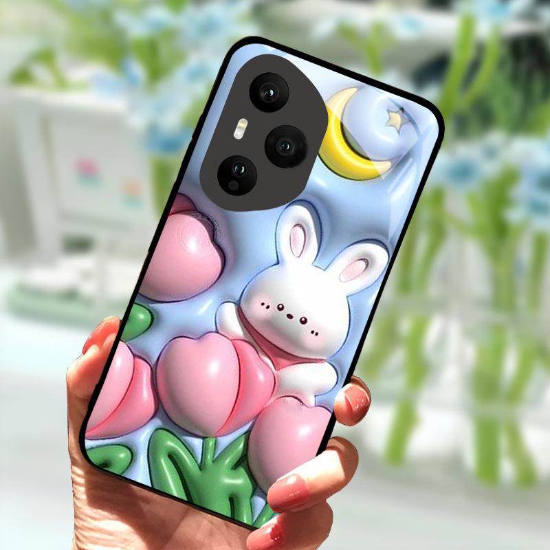 Чехол для Honor 400 Pro 5G Роскошный Закаленное Стекло Противоударный Чехол Для Honor400 Pro 400Pro Задняя Панель Телефона Ударопрочный Fundas Capa