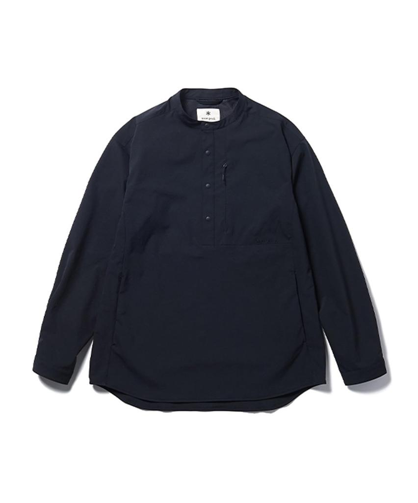 Snow Peak RW Transit Half Zip Shirt Long Size M SH-24AU003, Sleeve, Men's/Women's, Black,