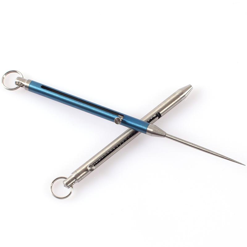 Титановый держатель для зубочисток, фруктовая вилка, уличный EDC держатель для зубочисток, водонепроницаемый карманный, экологически чистый для путешествий, кемпинга, инструмент