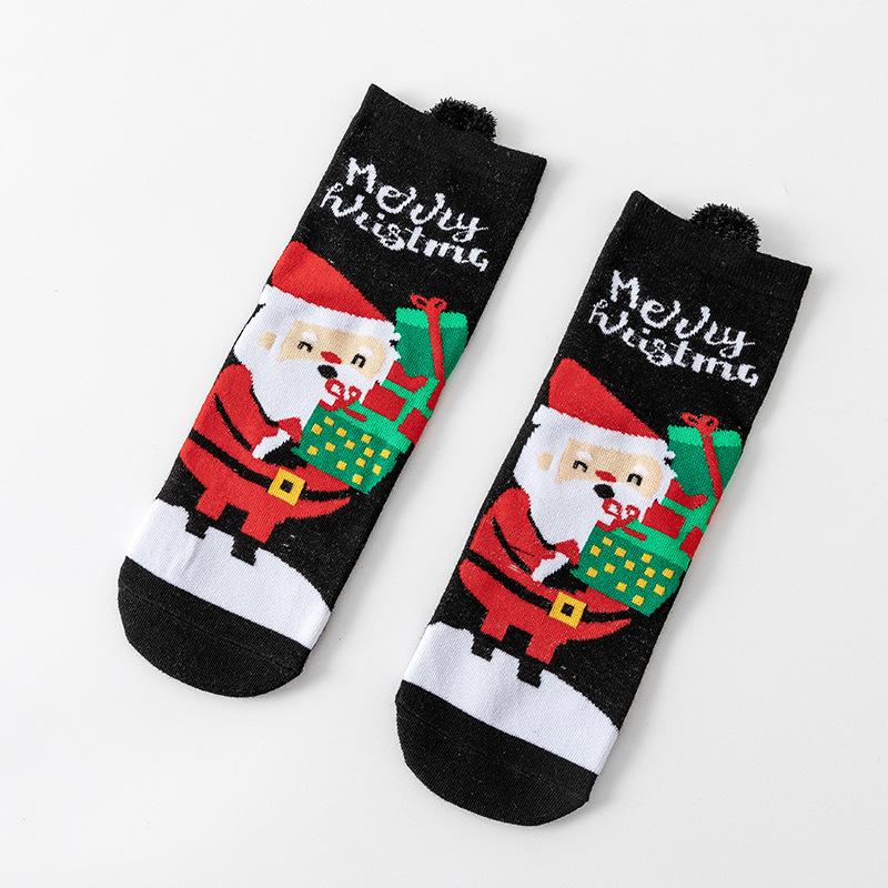 Christmas Cotton Cartoon Socks Merry Christmas Decorations For Home Xmas Ornaments Gifts Party Supplies Happy New Year