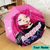 Custom Name KPop Cartoon Umbrella, Foldable Umbrella Suitable for Outdoor Shopping Travel Sports, Exquisite Gift for Family