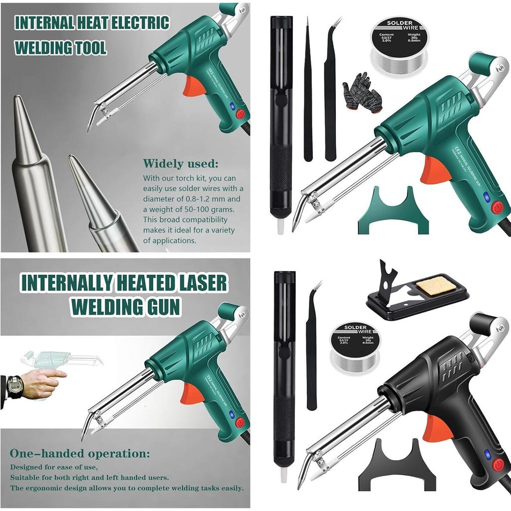 3-in-1 Welding, Cutting & Rust Removal Kit - Fast Heating, Ergonomic, Ideal for Beginners & DIY