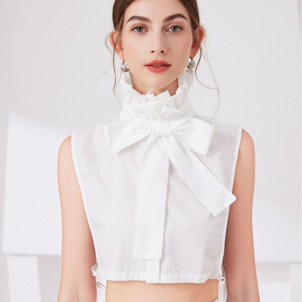 Vintage Lapel Fake Collar Female Detachable Shirt False Collar for Women Blouse Sweater Lapel Top Clothing Accessories