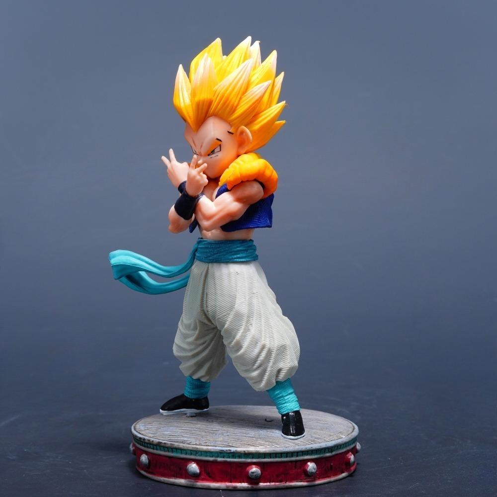 15cm/5.91in Anime Figure Super Saiyan Gotenks Action Figures Pvc Statue Desktop Ornamen Collection Model Toys Gifts