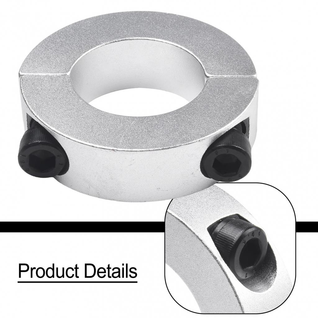 Алюминиевый зажим вала Зажим вала Хомут Двойной разрез Зажим вала