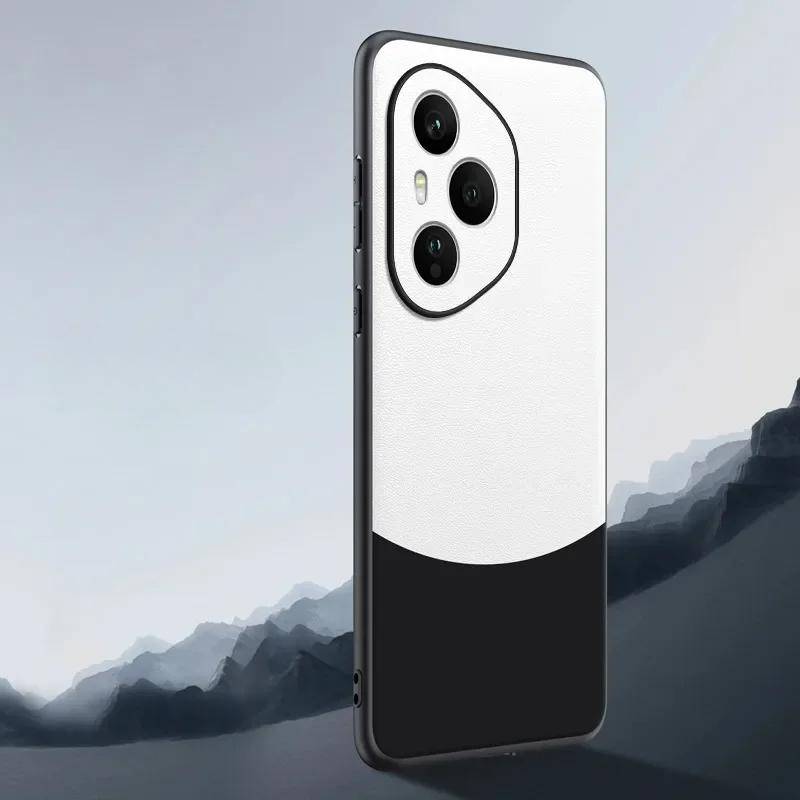 For Honor 400 Pro Luxury Silicone Leather Color Match Phone Cover For Honor 400 Lite 5G Shell Shockproof Protective Cover Bumper