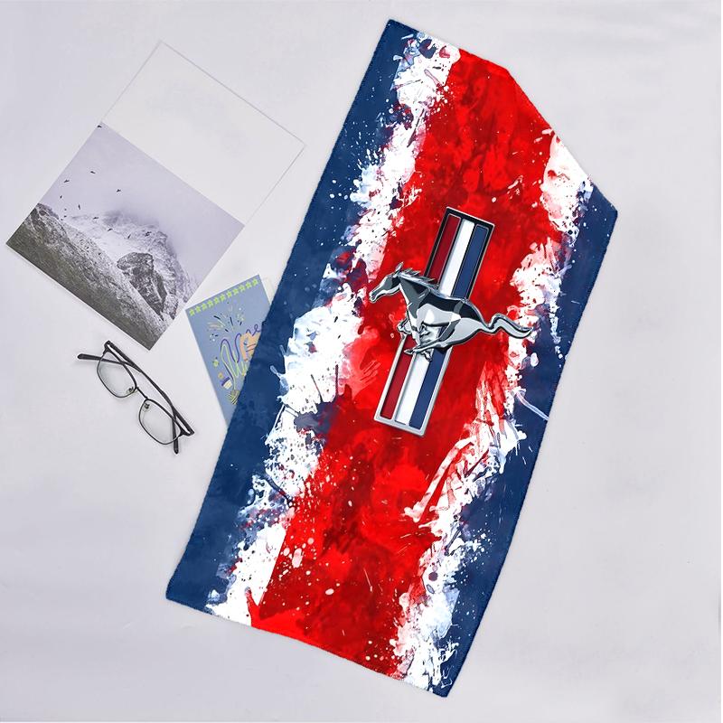Mustang Fashion Beach Towel: Ideal for Summer Adventures Soft, absorbent and quick drying suitable for swimming and bathing