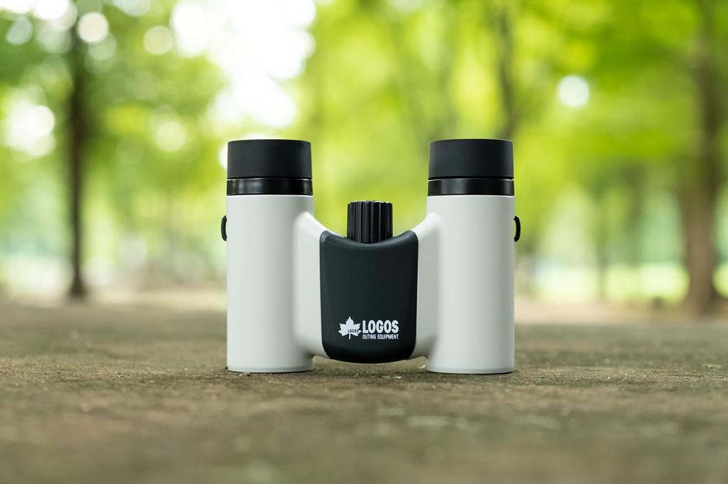 Kenko Binoculars LOGOS Magnification 8x Objective Lens Diameter 21mm Foldable Life Waterproof 170g Lightweight Design Gray GY 8×21DH 2-Axis LK-CL0821