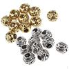 20-Pieces 4.5mm Durable Hair Braid Rings Clips, Decorations Beads, Silver Golden Jewelry Making