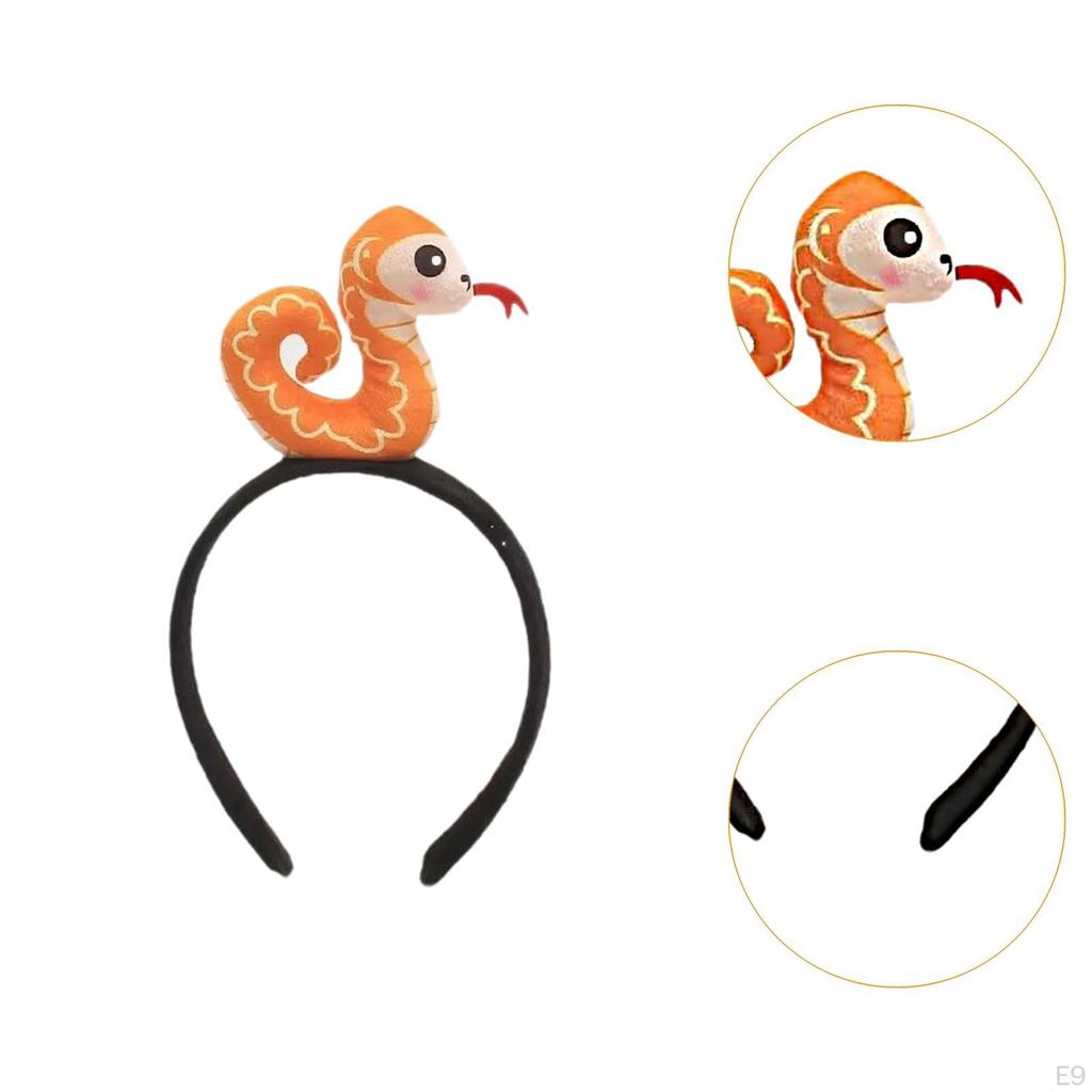 Snake Headband Cartoon Headpiece for Party Favor Role Play Birthday Performance