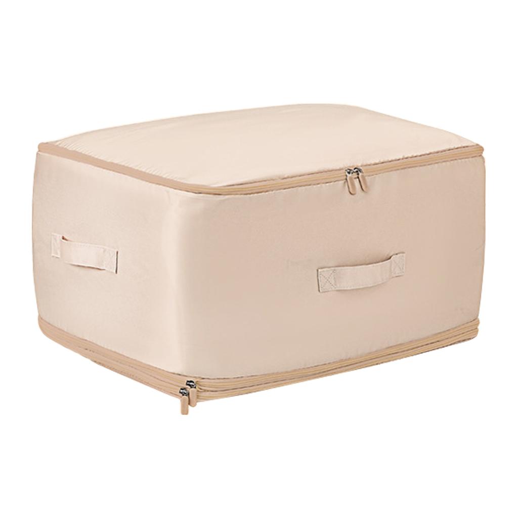 Large Comforter Storage Bag Functional Quilt Storage Bag with Carry Handles Space Saving Quilt Containers