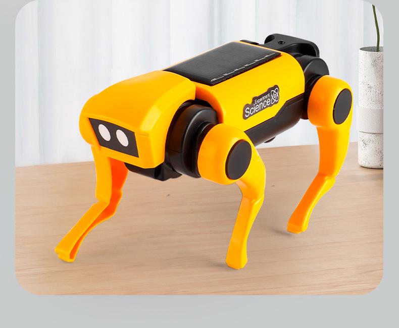 DIY Solar-Powered Mechanical Dog & Cat Educational Toys for Kids
