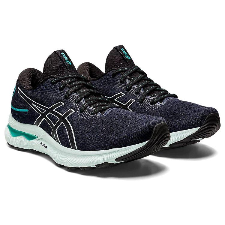 Asics Gel Nimbus 24 Black Soothing Sea Women Sneakers 1012B201-005