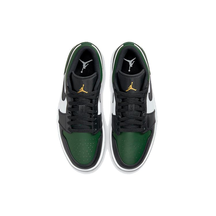 Air Jordan 1 Low Green Toe Men Sneakers Noble-Green Pollen White 553558-371