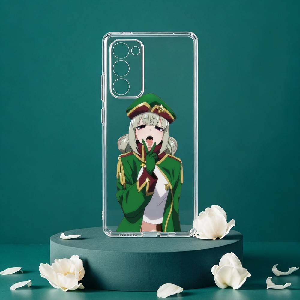 Gushing Magical Girls Manga Phone Case For Samsung Galaxy S24 S25 S23 S22 S21 Plus S24 S25 Transparent Cover Case