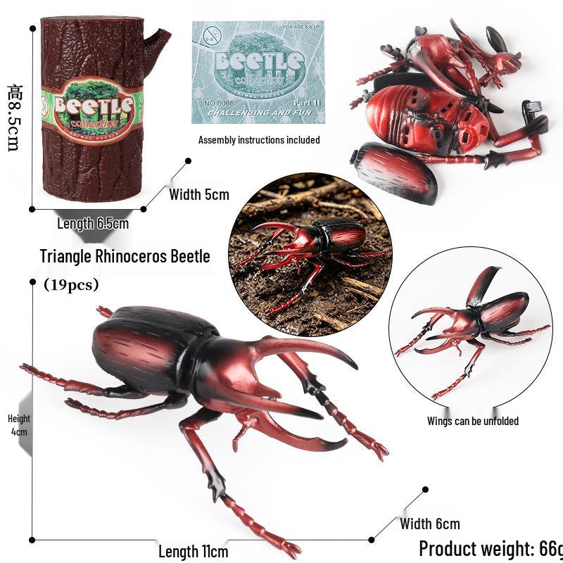 4D Stereo DIY Animal Model Kit: Eagle, Scorpion, Gecko, Rattlesnake, Spider, Lizard, Squirrel, Hedgehog