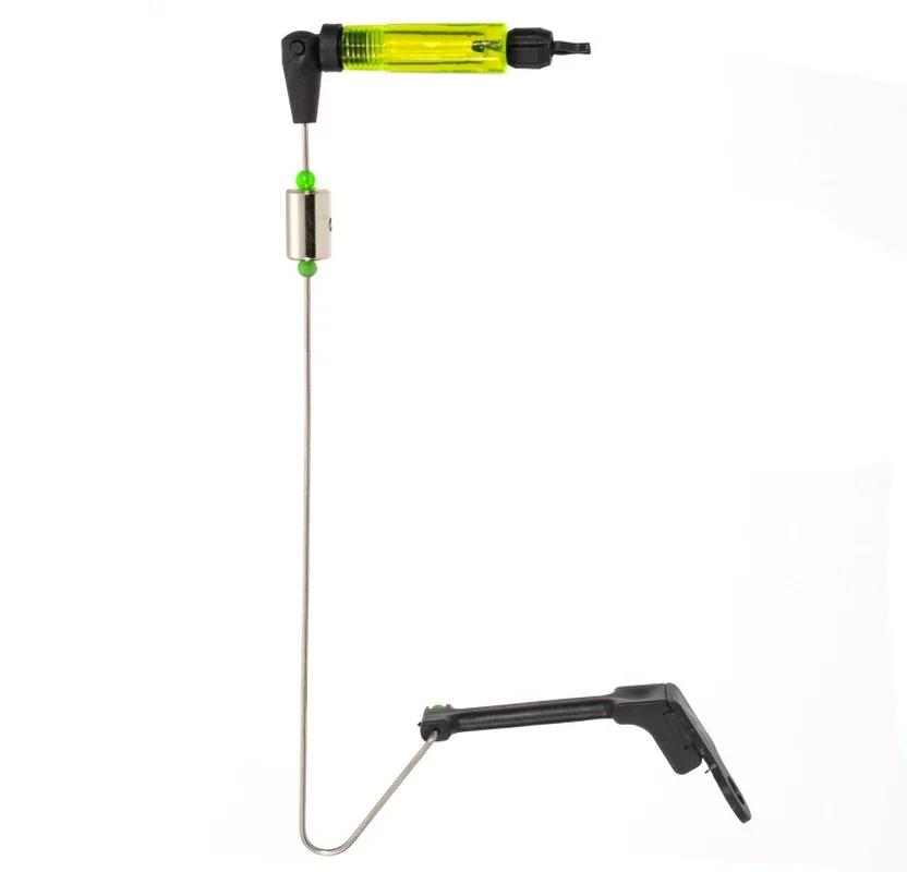 Автомобильная рыбалка Европейская карповая рыбалка Сигнализатор поклевки Свингер Морское удилище Приемник из нержавеющей стали Рыболовные снасти 2 цвета Рыболовное оборудование