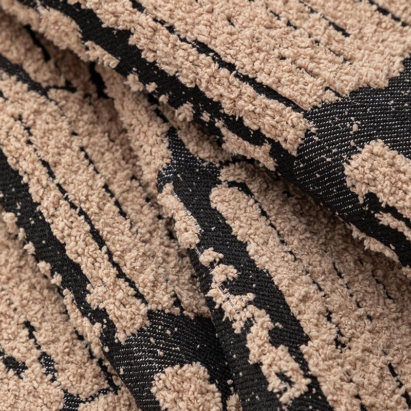 Light Luxury High-Grade Leather Sofa Cushion New Anti-Cat Scratch Cover Cloth Towel Half-Edge Velvet Autumn And Winter Special-Shaped Sofa Seat