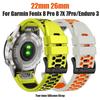 Силиконовый ремешок для часов 26/22 мм для Garmin Fenix 8 Pro 8 7X 7Pro/Instinct 2X/Tactix 8 7/Enduro 3 2/Forerunner 970 965 Ремешки для часов
