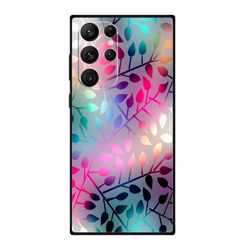 For Samsung S23 Ultra Phone Case Cover S23Ultra Black Silicone Soft Back Case For Samsung Galaxy S22 S23 Ultra Case S 23 Ultra