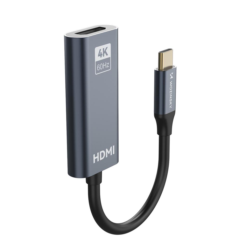 Adapter przejściówka USB-C - HDMI 4K 60Hz - czarny