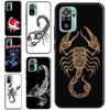 Скорпион Для Xiaomi Redmi Note 11 Pro 11S 10S 9S Note 8 9 10 Pro Чехол Для Redmi 10 9 9T 9C 9A