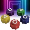 Игрушки для мини-игр, набор каменных гальок с круглым футляром. Традиционные игровые подарки, мини-игры, захватывающие камни