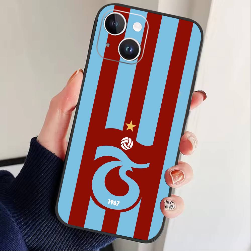 T-S Trabzonspor Phone Case For iPhone 16,15,14,13,12,17,Pro Max,Plus Silicone Black Case