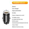 Автомобильное зарядное устройство из алюминиевого сплава PD30W Mini Pull Ring 100W Автомобильное зарядное устройство для прикуривателя