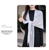 Elegant Knit Scarf Sweater: Women's Korean Style Warm Triangle Shawl for Autumn/Winter