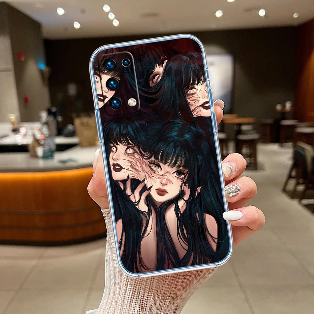 Junji Ito Tomie Transparent Phone Case for Motorola Moto G7 G8 G9 G84 G85 G73 G24 G15 Z2 Play Power Plus