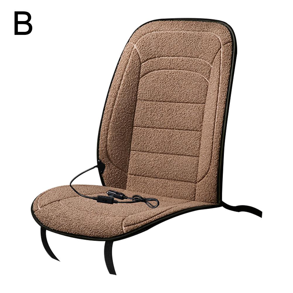 Чехлы для автомобильных сидений с подогревом, подушка для сиденья автомобиля со спинкой 12 В, зимний комфорт, быстрая подогрев подушки для водителя и пассажира