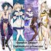 Чехол для подушки Game Genshin Impact Keqing Dakimakura Zhongli, костюм для тела, подушка, двусторонняя наволочка