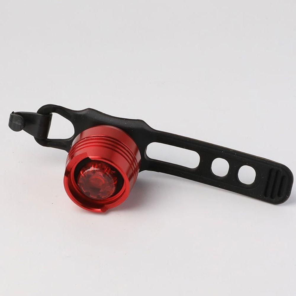 Rear Bike Tail Light Mini Strap-On LED Micro Bicycle Lights Bright Red LED Waterproof