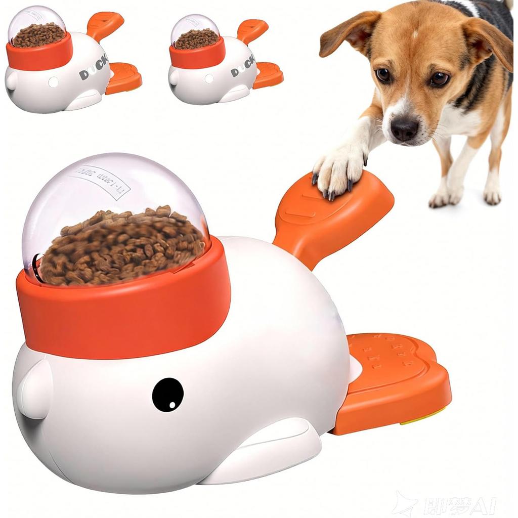 Interactive Dispenser Toy For Dogs, Slow-feeding Bowl, Interactive Feeder For Dogs, Intelligence Training And Exercise Toy For Cats And Dogs.