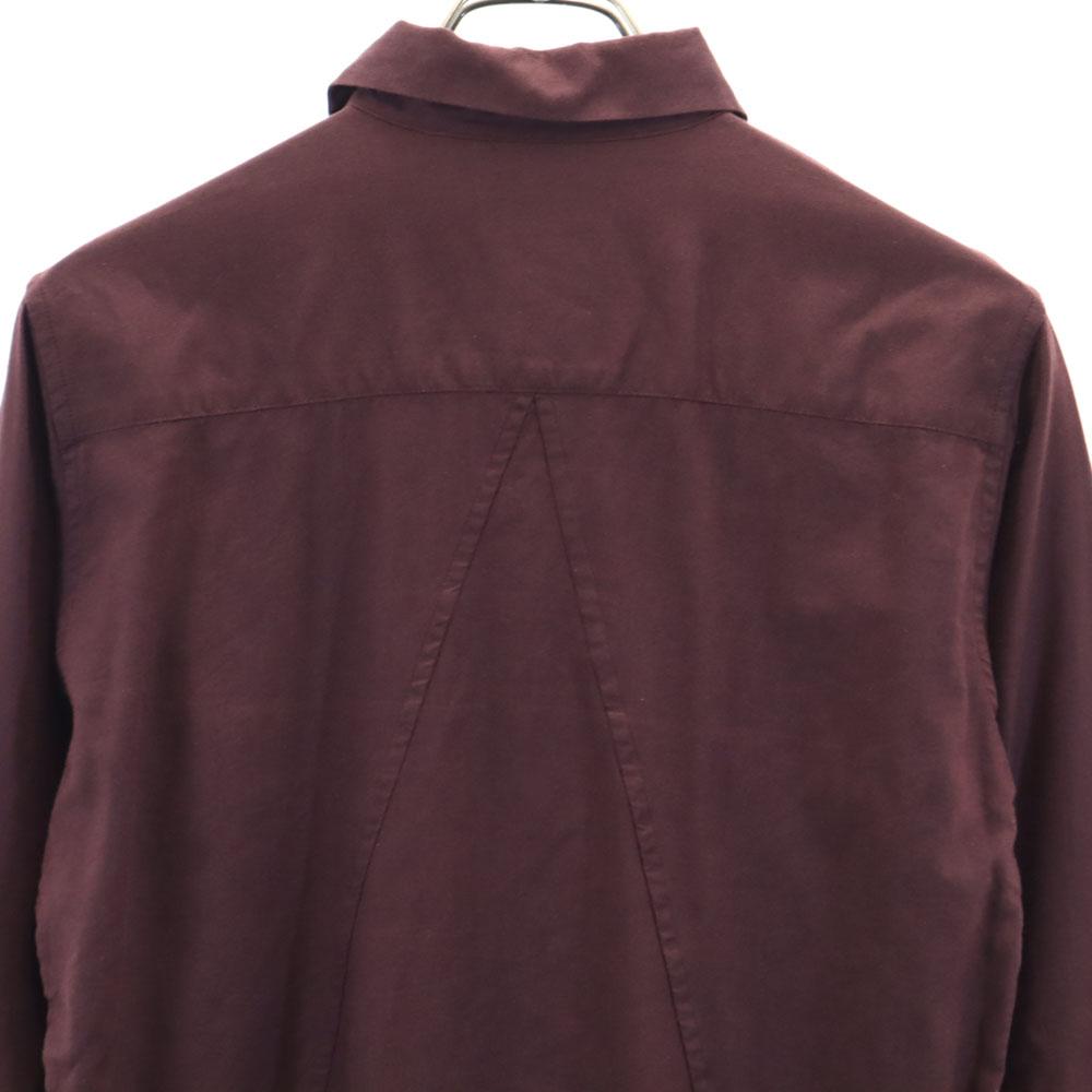 SHAREEF сделано в Японии Рубашка с длинным рукавом 1 серия Бордо Мужская Б/У