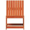 Garden Chair Wax Brown 50.5x55x77 cm Solid Pine Wood