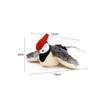 USB Rechargeable Simulated Chirping Bird Toy Touch-Activated Cat Bird Chase Toy  for Bored Cat