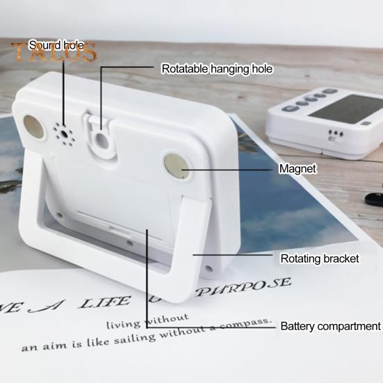 Двойной цифровой таймер, удобный таймер с питанием от батареи, функция памяти, инструмент для управления временем для домашней кухни, прочный