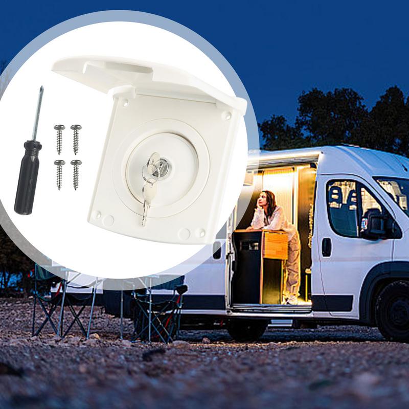 Герметичный Впускной Клапан Воды для Дома на Колесах, Фитинги для Модификации Впускного Клапана Заправки Водой RV, Для Садового Полива, Заправки Бака Мотордома, Промывки Прицепа