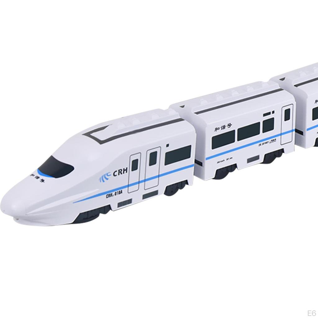 Электрический поезд игрушечный автомобиль высокоскоростной железнодорожный экспресс набор электронных для