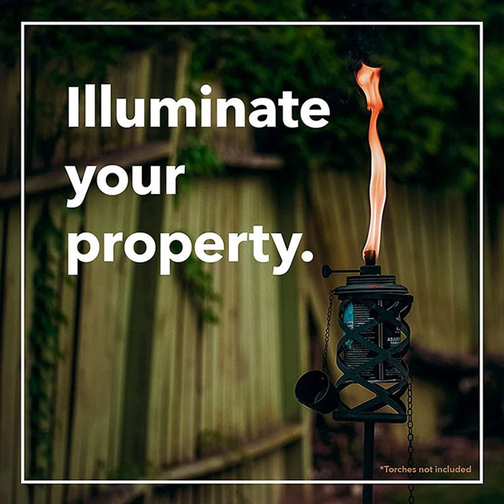 4pcs Iron Torch Stand Stakes Corrosion Resistant Garden Stakes Outdoor Light Stakes Set for Garden Lights & Umbrellas