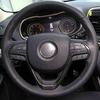 For Jeep Grand Cherokee 2014 2015 2016 2017 2018    ABS Carbon Fiber Inner Car Steering Wheel Cover Trim Frame Decor
