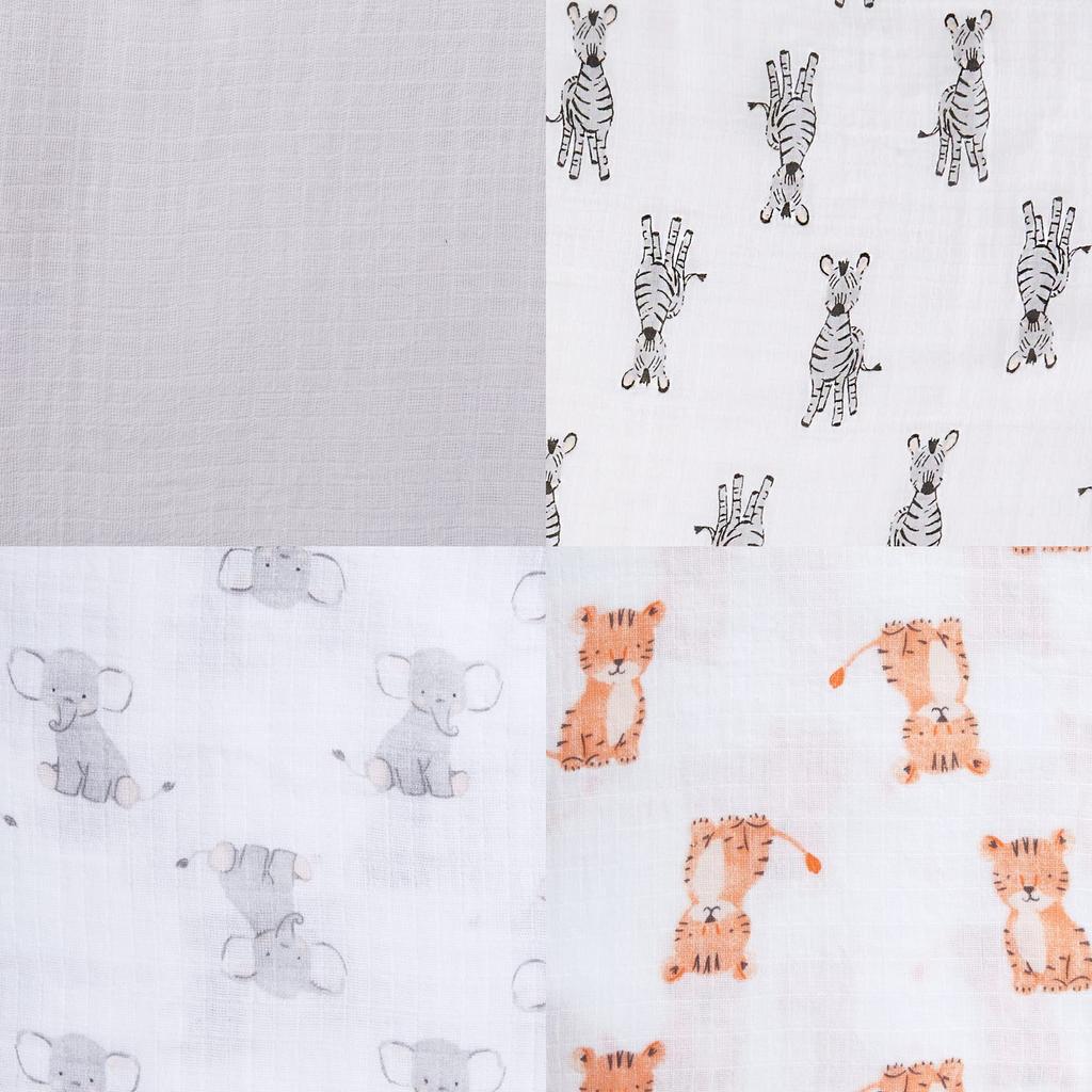 И Anay Swaddle J941B Safari Babes 112 см x 112 см [Aiden Essentials] Прибл.