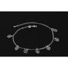 Korean Version Imitation Bracelet Foot Jewelry Women's Fashion Summer Single-layer Four-leaf Clover Anklet Retro Gift Jewelry