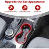 for Bronco Front Cup Holder Trim Cover Red for Ford Bronco    2024 up Red Interior Accessories