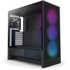NZXT H5 Flow RGB v2 черный 360 мм RGB однокорпусный вентилятор Mid Tower ATX ПК корпус черный CS9084 CC-H52FB-R1